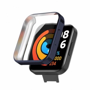 Comtax for Xiaomi Redmi Watch 2 lite 保護ケース Case ソフト TPU材質 ぴったり対応 擦り傷防止 軽量 薄型 防衝撃 ケース (ブルー)