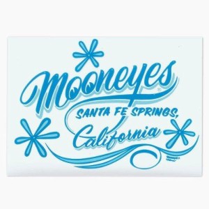 MOONEYES ムーンアイズ ピンストライプステッカー 転写式 MOONEYES California Pinstripe Sticker ブルー DM-173