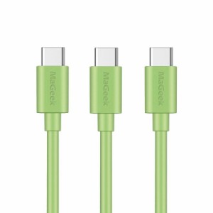 3本セットMaGeek USB Type-C ケーブル USB-A & USB-C 2.0 ケーブル 高速同期と充電 ケーブル Xperia XZ/Samsung Galaxy S10 S9 S8/ Note 