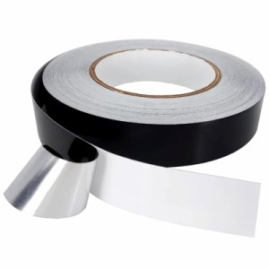 ADOFUN アルミテープ 黒 片面導電性アルミテープ長さ20m ×幅さ25mm×厚さ0.05mm 金属テープ 水漏補修 静電気対策 配管修理 キッチン 耐