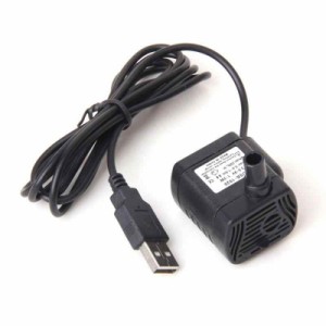 ノーブランド品DC 3.5V-9V 3W USB　水中ウォーターポンプ　水族館　噴水池　ポンプ