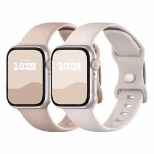 コンパチブル Apple Watch バンド 41mm 40mm 38mm アップルウォッチ バンド シリコン製 スポーツバンド iwatch Series 9/8/7/SE/6/5/4/3/