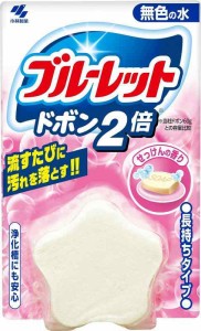 ブルーレットドボン ドボン2倍 トイレタンク洗浄剤 無色 せっけん 120g