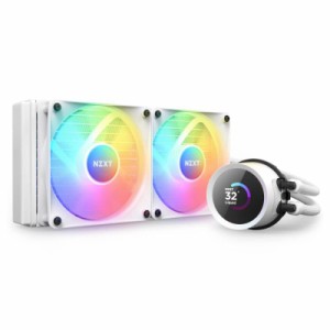 NZXT KRAKEN RGB 240 White 簡易水冷CPUクーラー RL-KR240-W1 FN1870