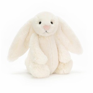 Jellycat(ジェリーキャット) バシュフル バニー M ぬいぐるみ ウサギ 座高20cm ベージュ (クリームバニー)