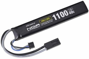 G-FORCE ジーフォース Noir Suppression LiPo 7.4V 1100mAh 40C ストックイン スティックタイプ GFG933