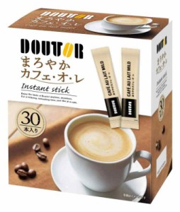 ドトールコーヒー まろやかカフェ・オ・レ インスタントスティック 30本入り×6箱