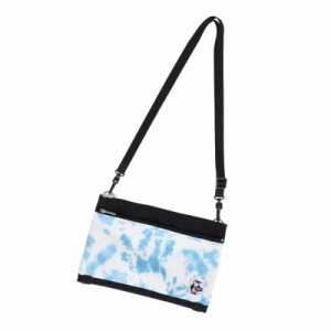 [チャムス] Bag Two Necked Shoulder Sweat Nylon メンズ Blue Tie-Dye