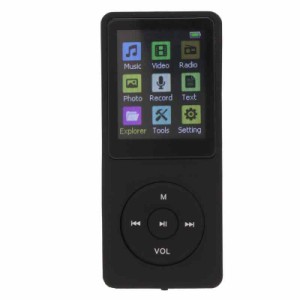 MP3 MP4プレーヤー、イヤホンと充電ケーブル付きの1.8インチLCDポータブル音楽プレーヤー、ウォーキングを実行している子供大人向けのMP3