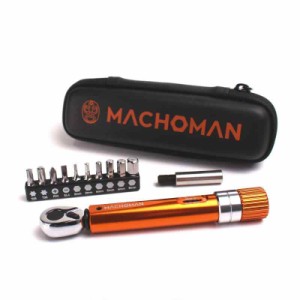 MACHOMAN 1/4 ドライブ ポケット トルク レンチ 2-14Nm、10 個のビットと磁気ビット ホルダーのセットを備えた自転車ツール、自転車、マ