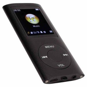 ポータブル MP3 プレーヤー、1.8 インチ スリム LCD スクリーン学生用ウォークマン MP3、MP3、WMA、FLAC、APE、AAC、OGG、ACELP をサポー