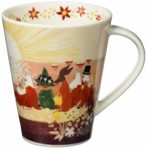 山加商店 MOOMIN ( ムーミン ) 「 ルオント 」 ビッグ マグカップ 大きめ 夕陽 約500ml 電子レンジ可 ムーミン グッズ 北欧 母の日 プレ