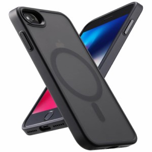 【耐衝撃・MagSafe対応】Eiffebill iPhone 8-xsm 用 ケース (iPhone 8/iPhone SE, ブラック)