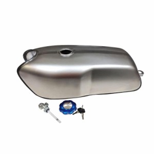 YIBO オートバイ用ガス燃料タンク バイク燃料タンク 9L 2.4ガロン カフェレーサーカスタム汎用 バイク タンク