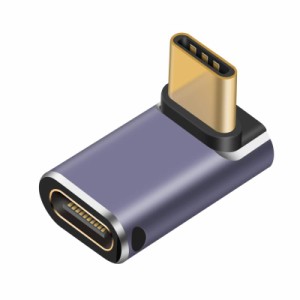 Poyiccot USB C 延長アダプタ240W、1pcs (USB C L字アダプタ)