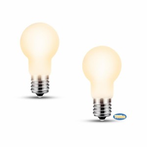 LED電球 高輝度 フィラメント 全方向タイプ 省エネ (E17電球色-2個入)
