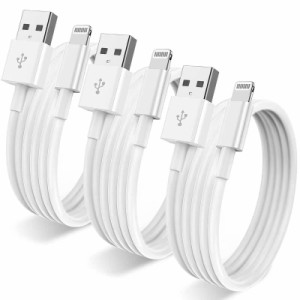 新版 iphone 充電 ケーブル【MFi認証品 1.8M3本セット】充電器 ケーブル USB-A to Lightning 急速充電 ライトニング 高速データ同期 最大