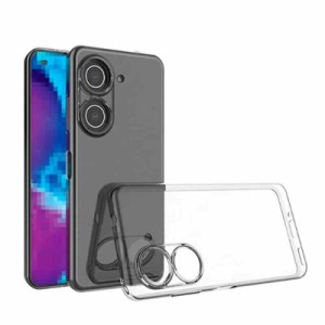 For ASUS Zenfone 9 ケース クリア TPU ケース カバー TPU 超薄型 ケース TPU ソフト For Zenfone9 ケース 透明 シリコン クリア ケース 