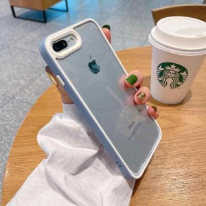 iPhone 8 ケース かわいい おしゃれ 韓国 クリア ハード サイドケース iPhonese ケース クリアケース iPhone7ケース 耐衝撃 iPhonese第3