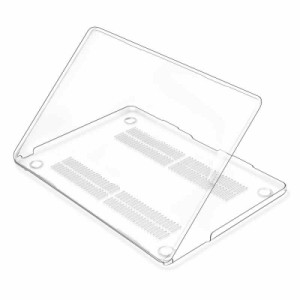 Macbook 用 ケース 超薄型 軽量 排熱口設計 全面保護 おしゃれ マックブック ハードカバー (MacBook Air 15 (A2941)-透明)