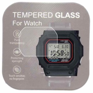 [２枚入り]腕時計GW-M5610用 9H強化ガラスフィルム 透明度 傷を防ぎ耐久性あり 手入れしやすい保護フィルム 2.5Dカーブ GW-M5610U-1JF