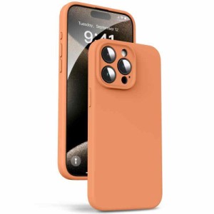Supdeal リキッドシリコンケース対応iPhone 15 Pro Max，[耐衝撃] [カメラ保護][内蔵マイクロファイバーケース][4層保護スマホカバー] ス