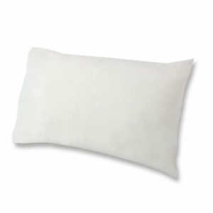 Cadeau屋 リネン ピローケース スタンダード 中かぶせ式タイプ (ナチュラル/ホワイト) 枕カバー (ホワイト, Medium)