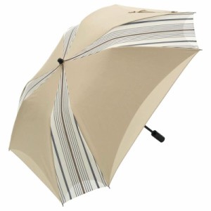 日傘 メンズ 晴雨兼用 折りたたみ スクエア 1級遮光 晴雨兼用 遮熱 ２重張り ワイドショート (モカ)