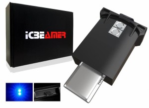 ICBEAMER タイプCアダプター 雰囲気ライト [色: ブルー] ユニバーサルインターフェース プラグイン ミニチュアナイトライト LED USB 車内