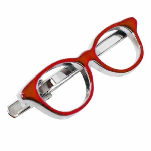 SWANK 赤ぶちメガネ 眼鏡 ネクタイピン タイピン タイバー T0085