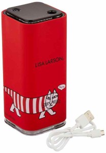 [シフレ] 超音波式USB卓上加湿器 コンパクト加湿器 リサ・ラーソン LISA LARSON LL2.マイキーレッド