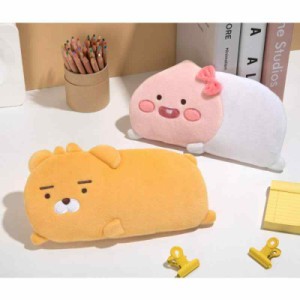 KF Flat Doll Pen Case - ペンケース 韓国 ペンポーチ 筆箱 文房具 (little RYAN)