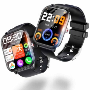 スマートウォッチ Bluetooth5.3 【新登場・1.9インチ超大画面】活動量計 超薄型 iPhone/アンドロイド対応 Smart Watch 着信/メッセージ通