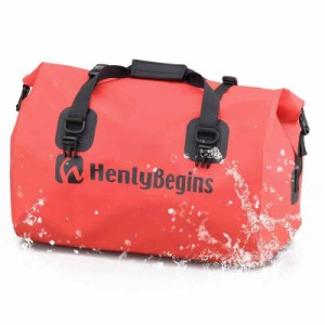 ヘンリービギンズ(Henly Begins) デイトナ バイク用 シートバッグ 防水 60L DH-749 レッド 20049