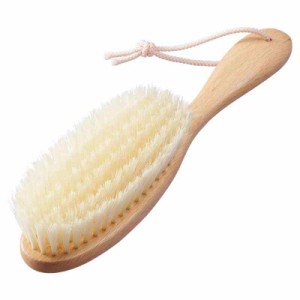 【ナカタハンガー】日本製 洋服ブラシ 天然毛 豚毛 Clothes Brush Pig Hair (ナチュラル)