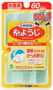 小林製薬の糸ようじ フロス&ピック デンタルフロス (60本)