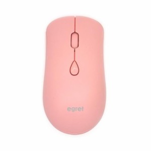EGRET 女性向けかわいいマウス Bluetooth5.0/3.0/2.4G 3モード対応 ワイヤレス おしゃれ（SweetiE） (いちごオレ)