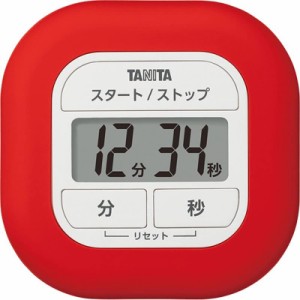タニタ タイマー くるっとシリコーンタイマー TD-420 (レッド)