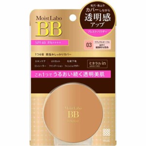 モイストラボBBミネラルプレストパウダー ナチュラルオークル (日本製) SPF40 PA++++ 1個 (x 1)