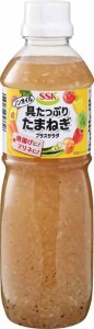 エスエスケイフーズ プラスサラダノンオイル具たっぷりたまねぎ 490ml×3本