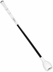 Tabata(タバタ) ゴルフ スイング 素振り 練習用品 トルネードスティック ショート ロング GV0231/GV0232 (ホワイト, 全長：650mm)