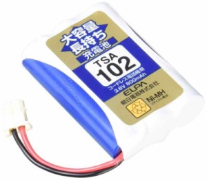 エルパ(ELPA) 大容量長持ち充電池 シャープ他同等品 3.6V 800mAh ニッケル水素充電池 TSA-102