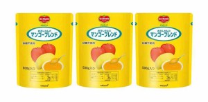キッコーマン食品 (砂糖不使用) デルモンテ おろしりんごマンゴーブレンド UD区分3: 舌でつぶせる保存食 500g ×3個