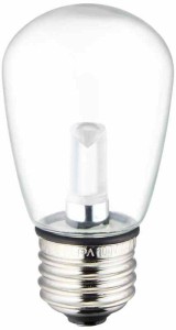 エルパ(ELPA) LED電球サイン形 LED電球 照明 E26 電球色相当 防水設計:IP65 LDS1CL-G-GWP906