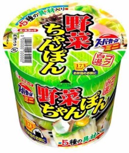 エースコック スーパーカップミニ 野菜ちゃんぽん 42g×12個