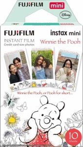 富士フイルム(FUJIFILM) インスタントカメラ チェキ用フィルム 10枚入 絵柄 (くまのプーさん) INSTAX MINI POOH WW 1