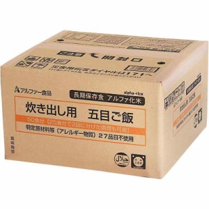 アルファー食品 炊き出し用 五目ご飯 5000g【非常食】【大量調理】【長期保存】【アルファ化米】