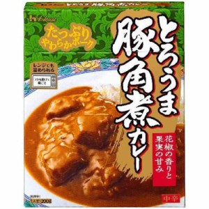 ハウスとろうま豚角煮カレー 200g ×5個 パウチ,箱 [レンジ化対応・レンジで簡単調理可能]