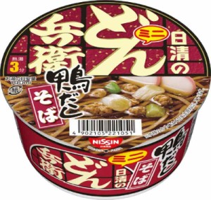 日清食品 日清のどん兵衛 鴨だしそばミニ カップ麺 46g×12個