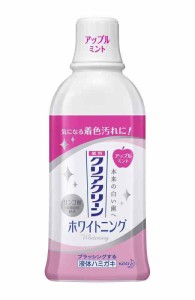 クリアクリーン デンタルリンス ホワイトニング アップルミント 薬用液体ハミガキ 600ml [医薬部外品]